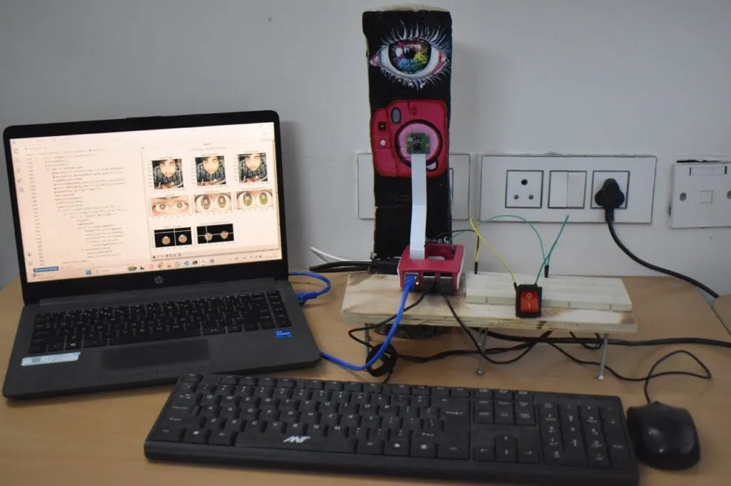 Detección de color de iris con Raspberry Pi